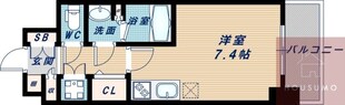 コンフォリア江坂広芝町の物件間取画像